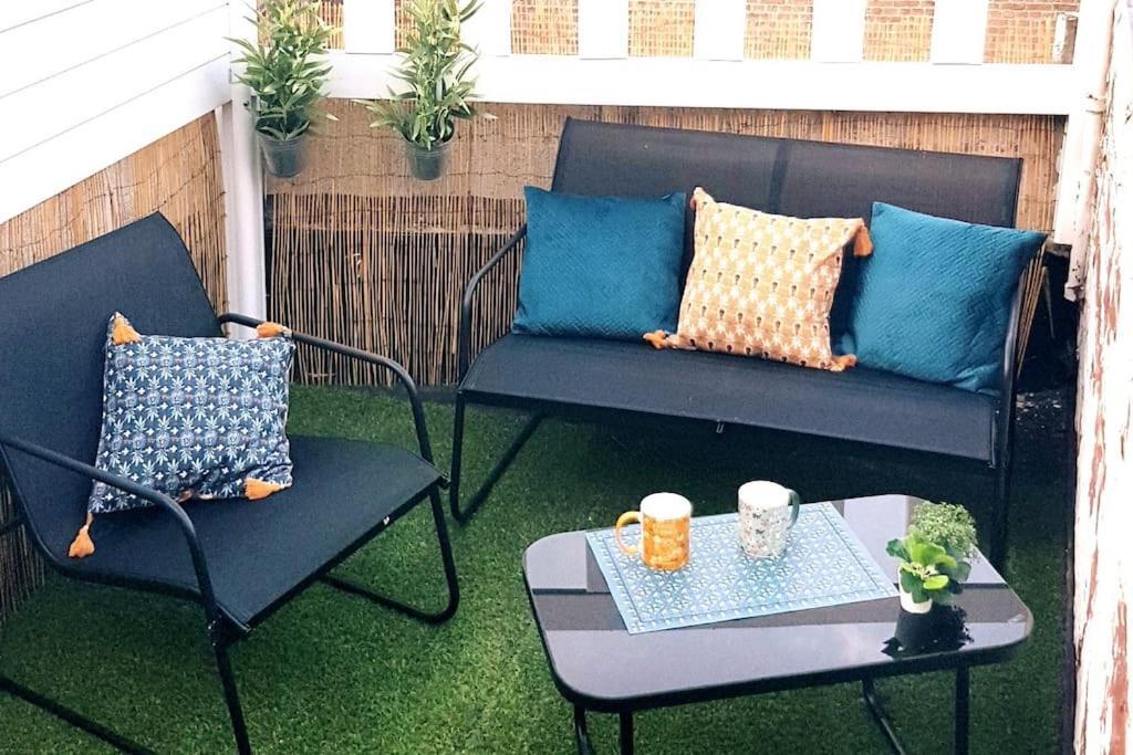Le Chat Bleu - 26M2- Terrasse Sur Les Toits - Wi-Fi Amiens Exteriör bild